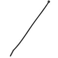 オーム電機 結束バンド ロックタイ 300mm 耐候 黒 OH LT-300W100BK 1個(100本)