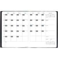 2019年度ダイアリー クオバディス マンスリークラシックレフィル 見開き1ヶ月 ホワイトペーパー 1冊（直送品）