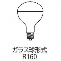 屋外投光用アイランプ 散光形 110V 500W形 E39口金 RF110V450WH 岩崎電気（直送品）