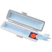 新朝日コーポレーション 印鑑ケースSTニュークロコ ブルー ST-3 1個