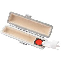 新朝日コーポレーション 印鑑ケースSTニュークロコ ブラウン ST-5 1個