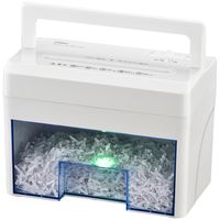 オーム電機 静音卓上シュレッダー A5サイズ4枚 SHR-SD01 1個