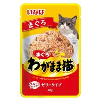いなば わがまま猫 まぐろ ゼリータイプ 40g 1セット（1袋×12）キャットフード 猫用 パウチ