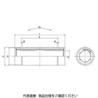 日本ベアリング スライドブッシュ SMーW形(ダブル形) SMS3W 1個（直送品）