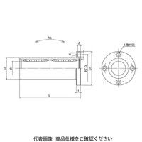 日本ベアリング スライドブッシュ SMFーW形(ダブル・丸フランジ形) SMSF50GW 1個（直送品）
