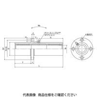日本ベアリング スライドブッシュ TRFC形(トリプル・センター丸フランジ形) TRFC16GUU 1個（直送品）
