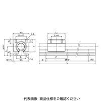 日本ベアリング スライドブッシュ CE形・CD形(コマーシャル形) CDS20ー2ー500 1個（直送品）