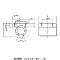 日本ベアリング スライドブッシュ SME形(開放形) SME35GUU 1個（直送品）