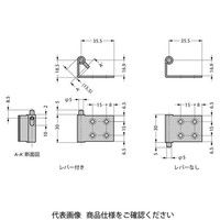 スガツネ工業 ステンレス鋼製ピボットヒンジ HGーPVー30C 1セット(2個)（直送品）