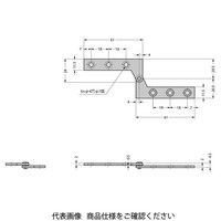 スガツネ工業 ステンレス鋼製PPヒンジ PPー60型 PPー60L 1セット(8個)（直送品）