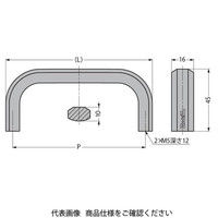 スガツネ工業 ステンレス鋼製ハンドル ZLー2002型 ZLー2002ー96 ZL-2002-96 1個（直送品）