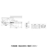 スガツネ工業 スライドレール 3506G 3506Gー24 1セット(3個)（直送品）