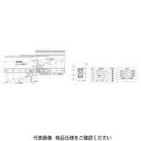 スガツネ工業 スライドレール 3522G 3522Gー24 1セット(2個)（直送品）
