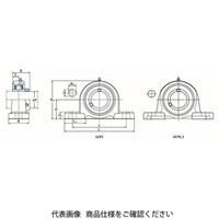 FYH ベアリングユニットピロー形UCP(円筒穴)UCP206L3 UCP206L3 1セット(2個)（直送品）