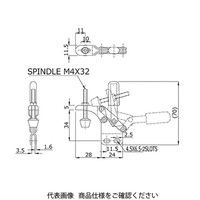 大阪角田興業 トグルクランプ NO.09S 09S 1個（直送品）