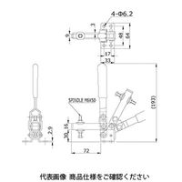 大阪角田興業 トグルクランプ NO.41B小 41B-S 1個（直送品）