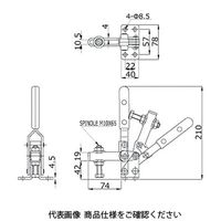 大阪角田興業 トグルクランプ NO.41E 41E 1個（直送品）
