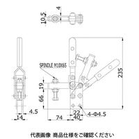 大阪角田興業 トグルクランプ NO.41K 41K 1個（直送品）