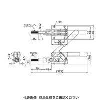 大阪角田興業 トグルクランプ NO.51B中 51B-M 1個（直送品）