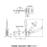 大阪角田興業 トグルクランプ X14 1個（直送品）