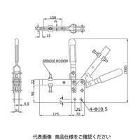 大阪角田興業 トグルクランプ X17 1個（直送品）