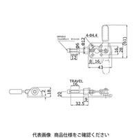 大阪角田興業 押し引き兼用クランプ SL50ーR SL50-R 1個（直送品）