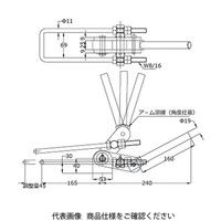 大阪角田興業 引きクランプ FAー500 FA500 1個（直送品）
