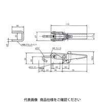 大阪角田興業 引きクランプ(ステンレス) FAー110RKー2S FA110RK-2S 1個（直送品）