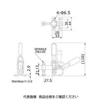 大阪角田興業 ステンレスクランプ NO.40Aー2S 40A-2S 1個（直送品）