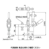 大阪角田興業 ステンレスクランプ NO.42Kー2S 42K-2S 1個（直送品）