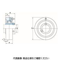 FYH ベアリングユニットカートリッジ形UCC(円筒穴)UCC328D1K2 UCC328D1K2 1個（直送品）