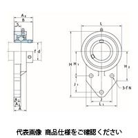 FYH ベアリングユニット変形フランジ形(円筒穴)UCFB210D1K2 UCFB210D1K2 1個（直送品）