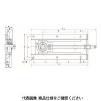 FYH ベアリングユニット形鋼製フレーム付きテークアップ形UCTH(円筒穴)UCTH205 UCTH205 1個（直送品）