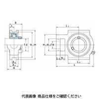 FYH ベアリングユニットテークアップ形UCT(円筒穴)UCT312L3 UCT312L3 1個（直送品）