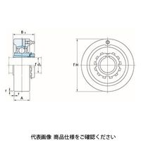 FYH ベアリングユニットカートリッジ形UKC(テーパ穴)UKC309D1K2 UKC309D1K2 1個（直送品）