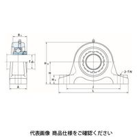 FYH ベアリングユニット厚肉ピロー形UKIP(テーパ穴)UKIP326D2K2 UKIP326D2K2 1個（直送品）