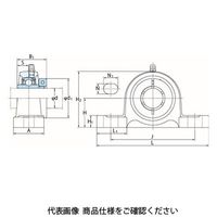 FYH ベアリングユニットピロー形NCP(円筒穴・同心固定輪付き)NCP209 NCP209 1個（直送品）