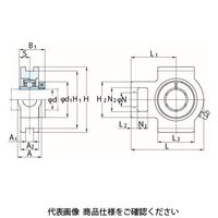 FYH ベアリングユニットテークアップ形NCT(円筒穴・同心固定輪付き)NCT211 NCT211 1個（直送品）
