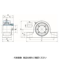 FYH 自動調心ころ軸受ユニットピロー形ZS2P(Zロック付き)ZS2P413 ZS2P413 1個（直送品）