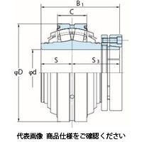 FYH 自動調心ころ軸受ZS(Zロック付き)ZS413 ZS413 1個（直送品）