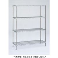 エレクター ステンレスエレクターシェルフ 間口1821mm 奥行460mm (4段) SMSー1820D4 1台(1個)（直送品）