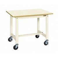 サカエ 軽量作業台(KSタイプ/均等耐荷重200kg/ポリエステル天板/H740mm/移動式) KSー096PRI 1個（直送品）