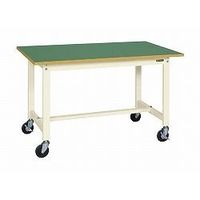 サカエ 軽量作業台(KSタイプ/均等耐荷重200kg/サカエリューム天板/H740mm/移動式) KSー156FRI 1個（直送品）