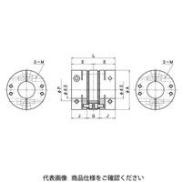 酒井製作所 精密バネ軸継手 TAD・TASシリーズ TADー48Cー17×20 TAD-48C-17-20 1個（直送品）