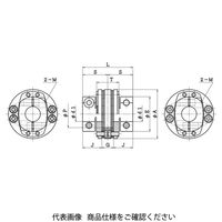 酒井製作所 精密バネ軸継手 TCD・TCSシリーズ TCDー65Bー17×24 TCD-65B-17-24 1個（直送品）