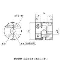 酒井製作所 精密補正軸継手 UAシリーズ UAー25Cー5×6.35 UA-25C-5-6.35 1個（直送品）