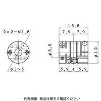 酒井製作所 精密バネ軸継手 LAD・LASシリーズ LADー40Cー10×20 LAD-40C-10-20 1個（直送品）