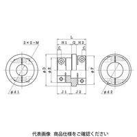 酒井製作所 精密固定軸継手 RAシリーズ RAー48Cー24ー25 1個（直送品）