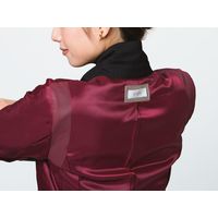 カーシーカシマ ロングジャケット ブラックストライプ 15号 EAJ518-10_15 1着