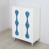 充英アート 殺菌灯スリッパ棚 ホワイト 幅624×奥行き316×高さ955mm 1台（直送品）